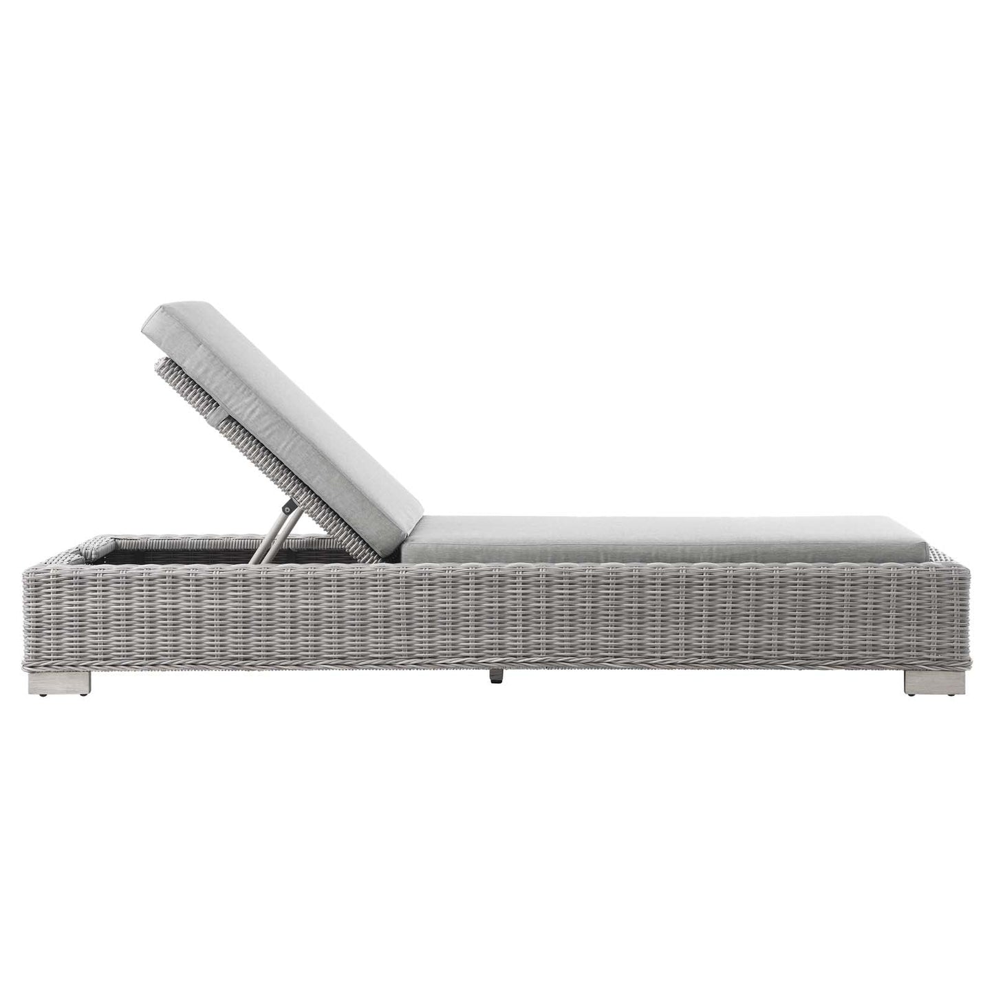 Conway Outdoor Patio Wicker Rattan Chaise Lounge by Modway