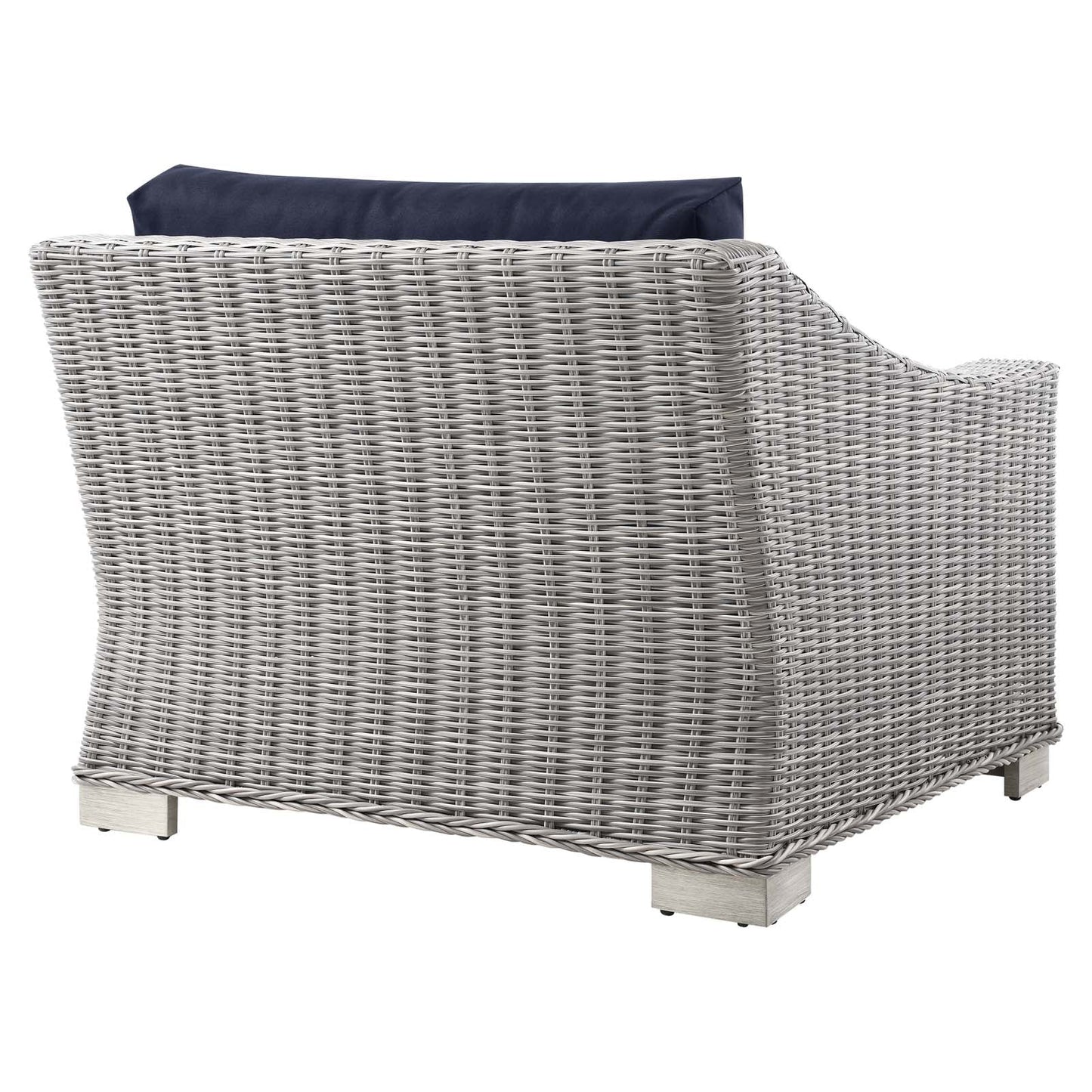 Conway Outdoor Patio Wicker Rattan Left-Arm Chair by Modway