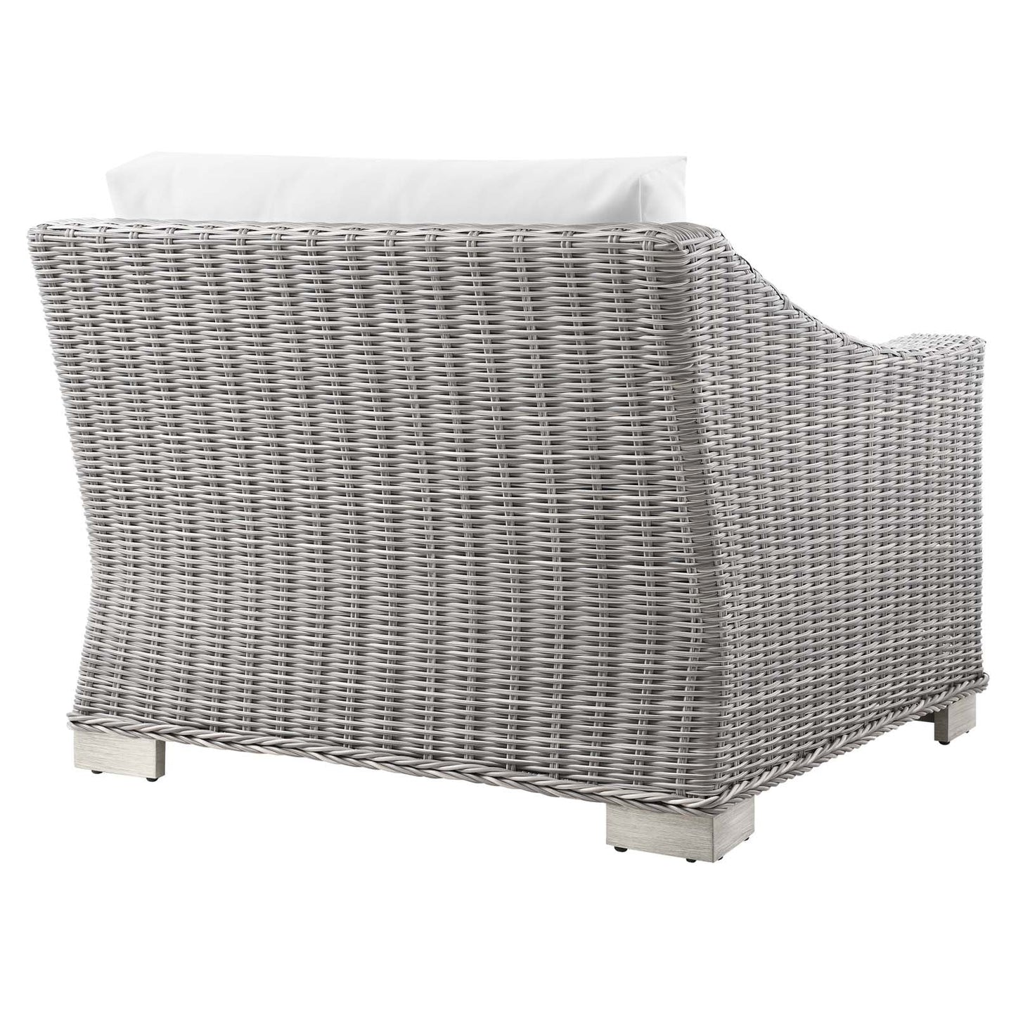 Conway Outdoor Patio Wicker Rattan Left-Arm Chair by Modway
