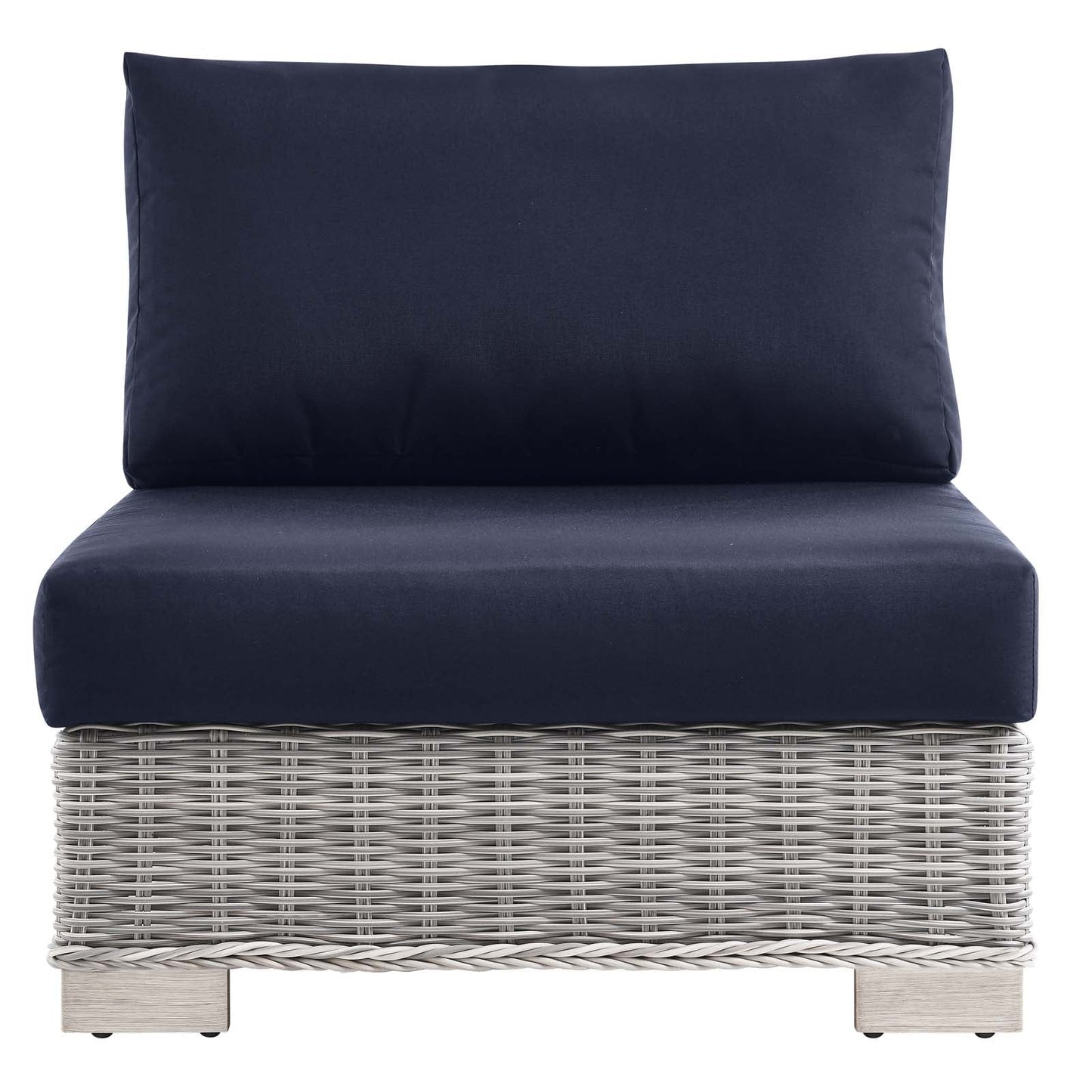 Conway Outdoor Patio Wicker Rattan Armless Chair by Modway