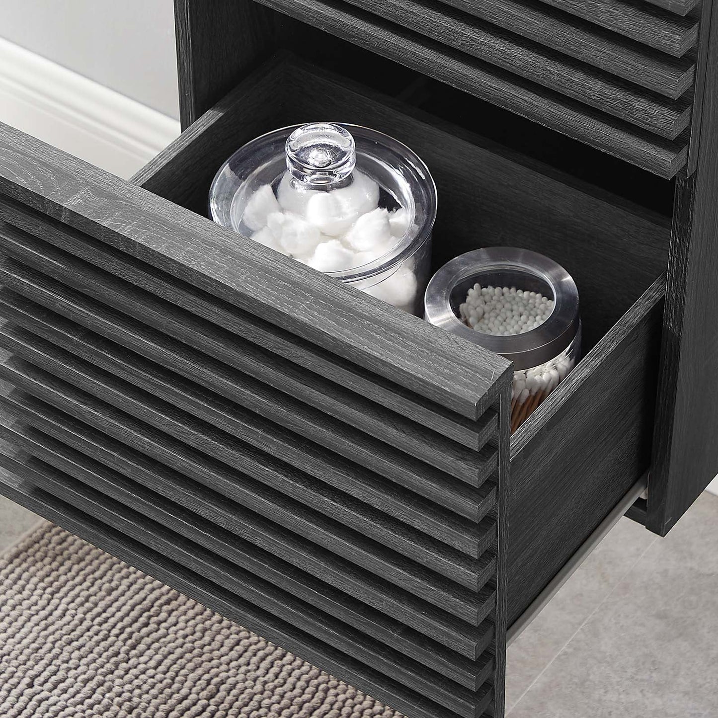 Render 18" Wall-Mount Bathroom Vanity Cabinet (Sink Basin Not Included) by Modway