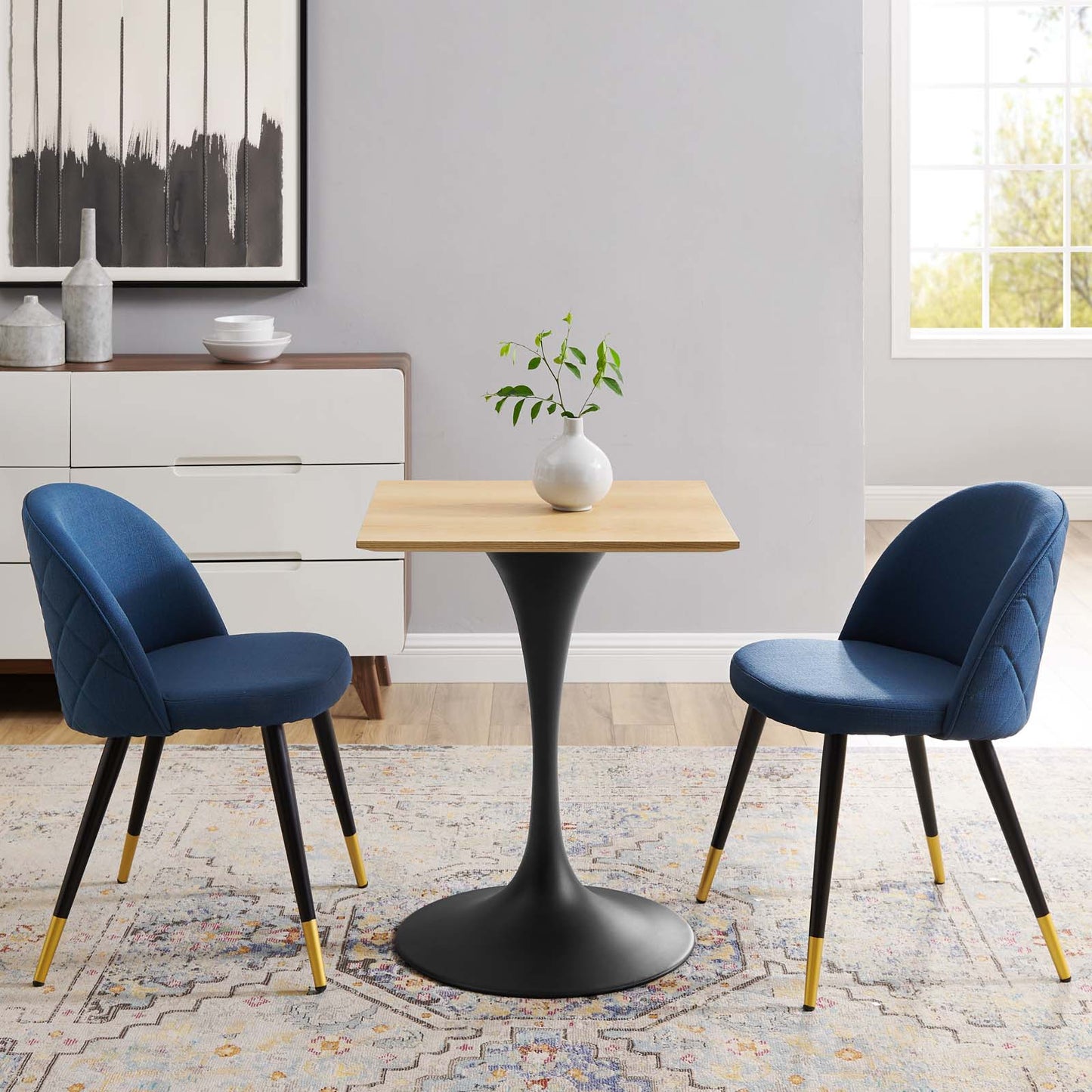 Lippa 24" Square Wood Dining Table by Modway