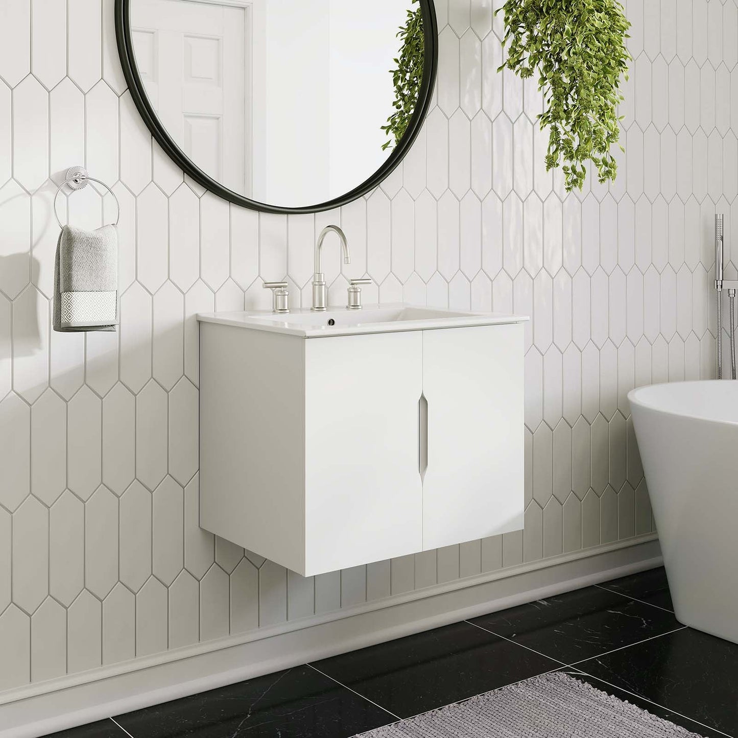 Vitality 24" Bathroom Vanity Cabinet (Sink Basin Not Included) by Modway