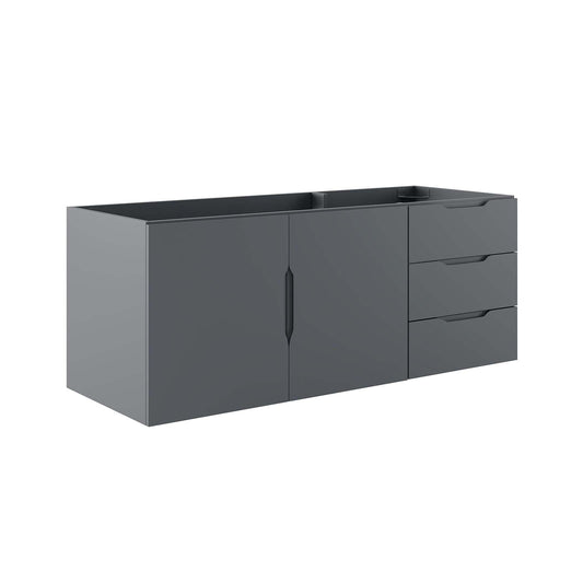 Vitality 48" Double or Single Sink Compatible (Not Included) Bathroom Vanity Cabinet by Modway
