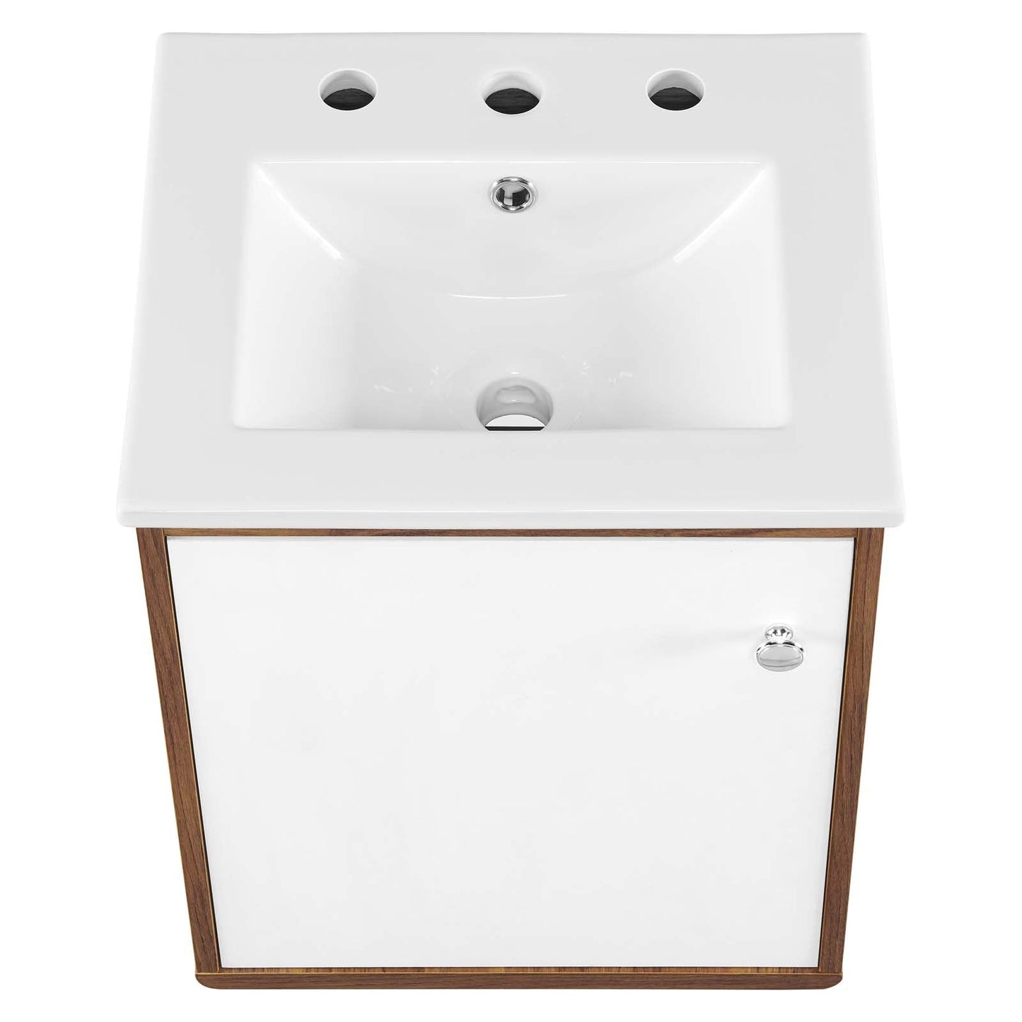 Transmit 18" Wall-Mount Bathroom Vanity by Modway