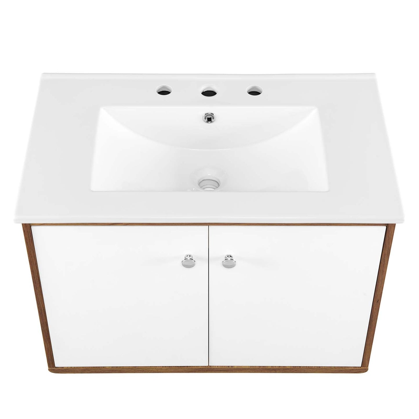 Transmit 30" Wall-Mount Bathroom Vanity by Modway