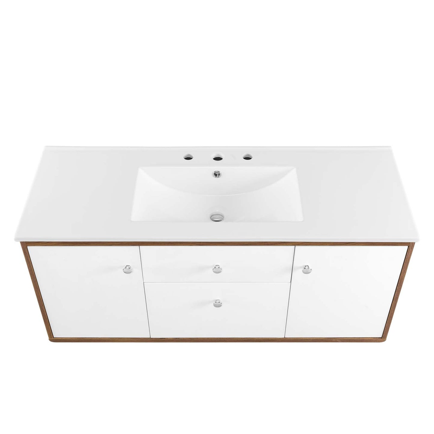 Transmit 48" Wall-Mount Bathroom Vanity by Modway