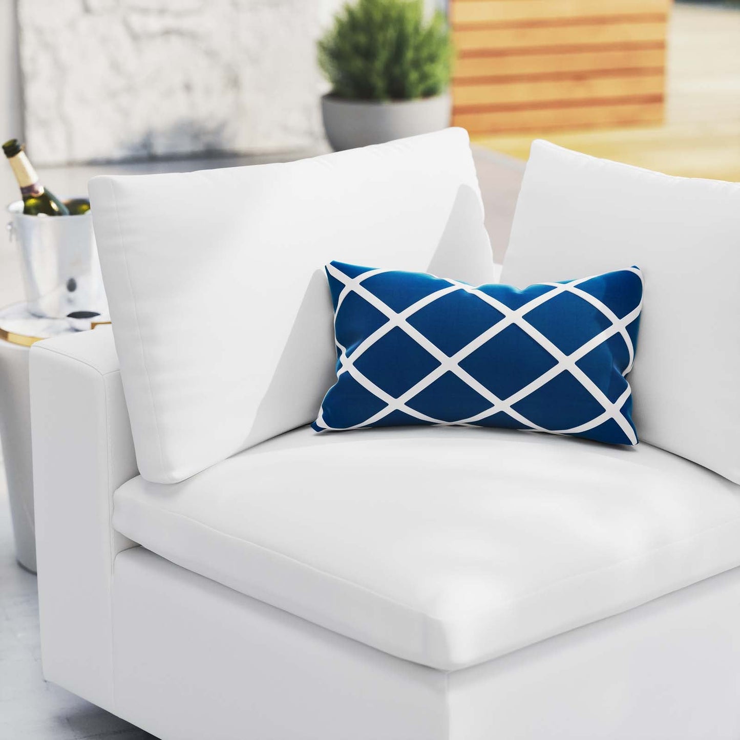 Commix Sunbrella¨ Outdoor Patio Corner Chair by Modway