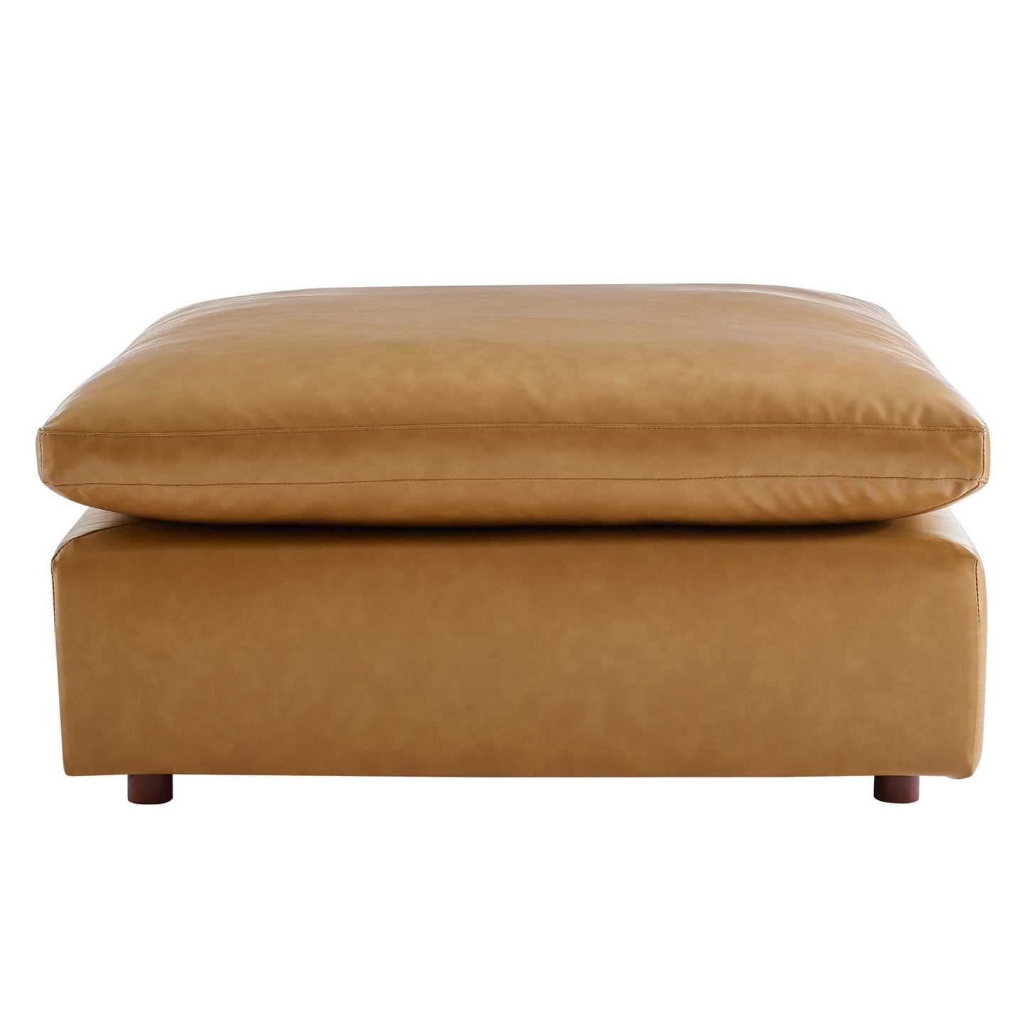Commix 6-Piece Down Filled Overstuffed Vegan Leather Sectional Sofa by Modway