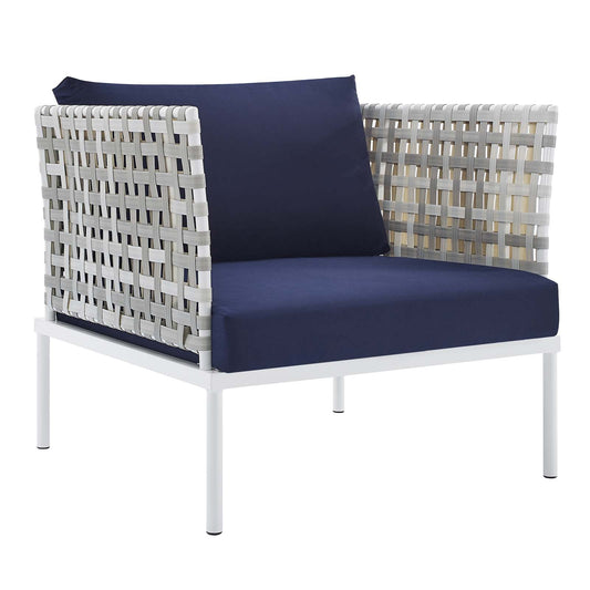 Harmony 7-Piece Sunbrella¨ Basket Weave Outdoor Patio Aluminum Sectional Sofa Set by Modway
