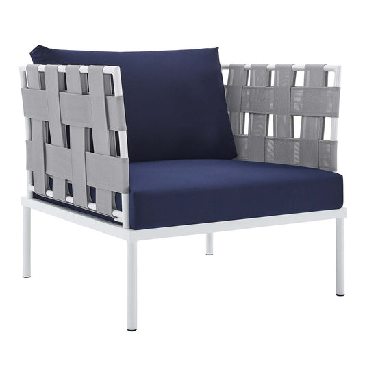 Harmony 7-Piece Sunbrella¨ Outdoor Patio Aluminum Sectional Sofa Set by Modway
