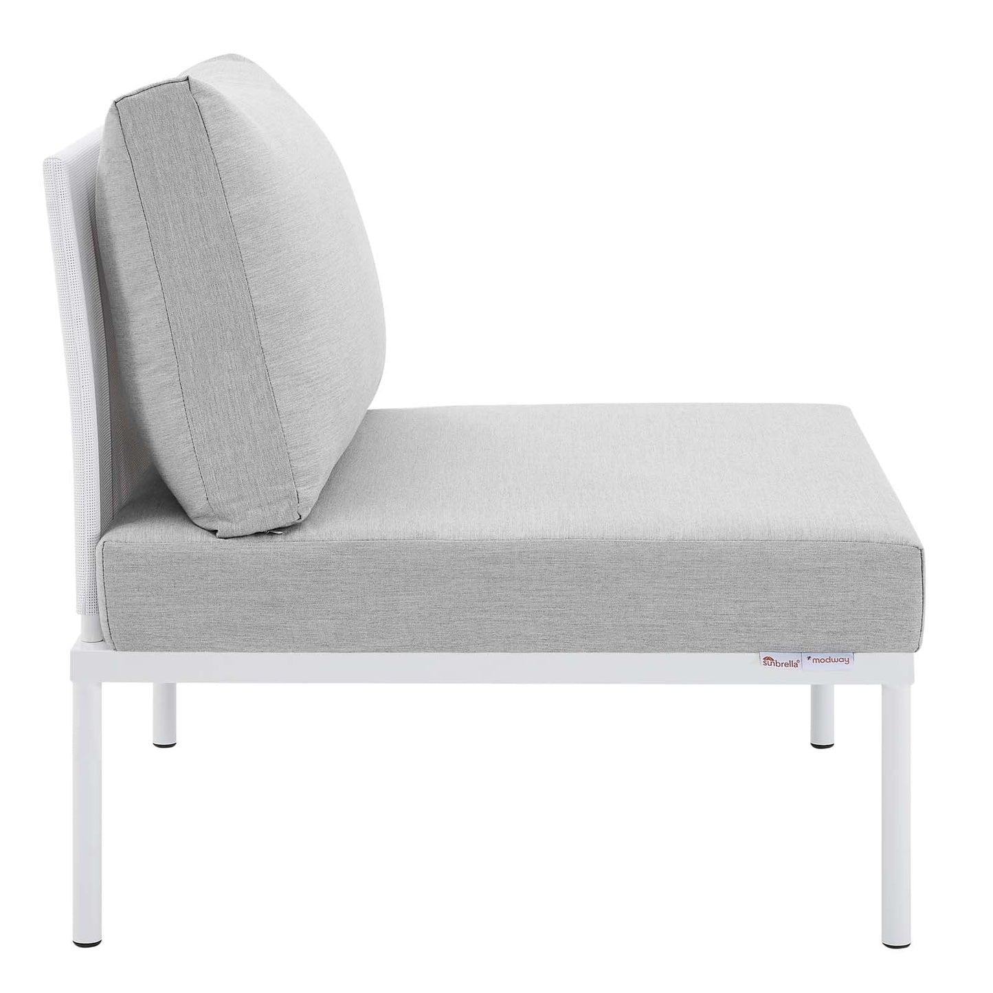 Harmony 8-Piece Sunbrella¨ Outdoor Patio Aluminum Sectional Sofa Set by Modway