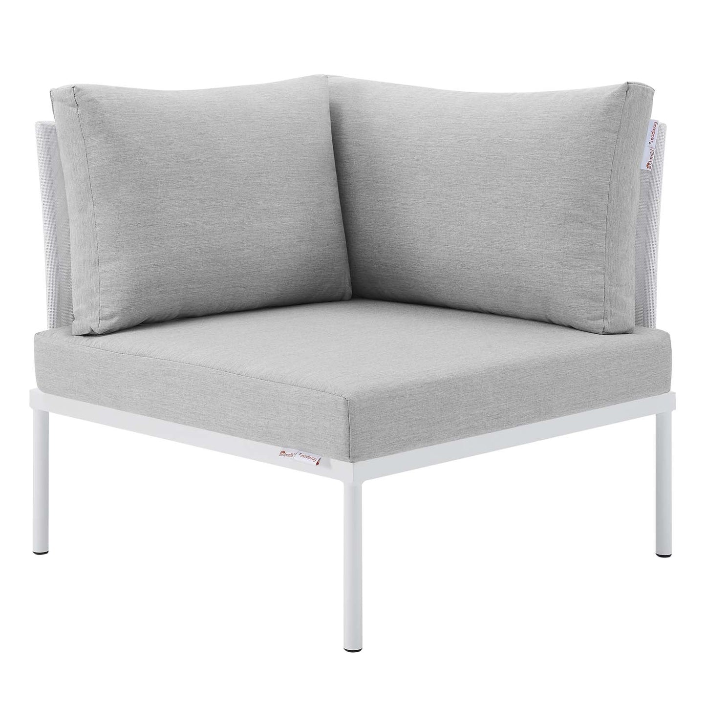 Harmony 8-Piece Sunbrella¨ Outdoor Patio Aluminum Sectional Sofa Set by Modway