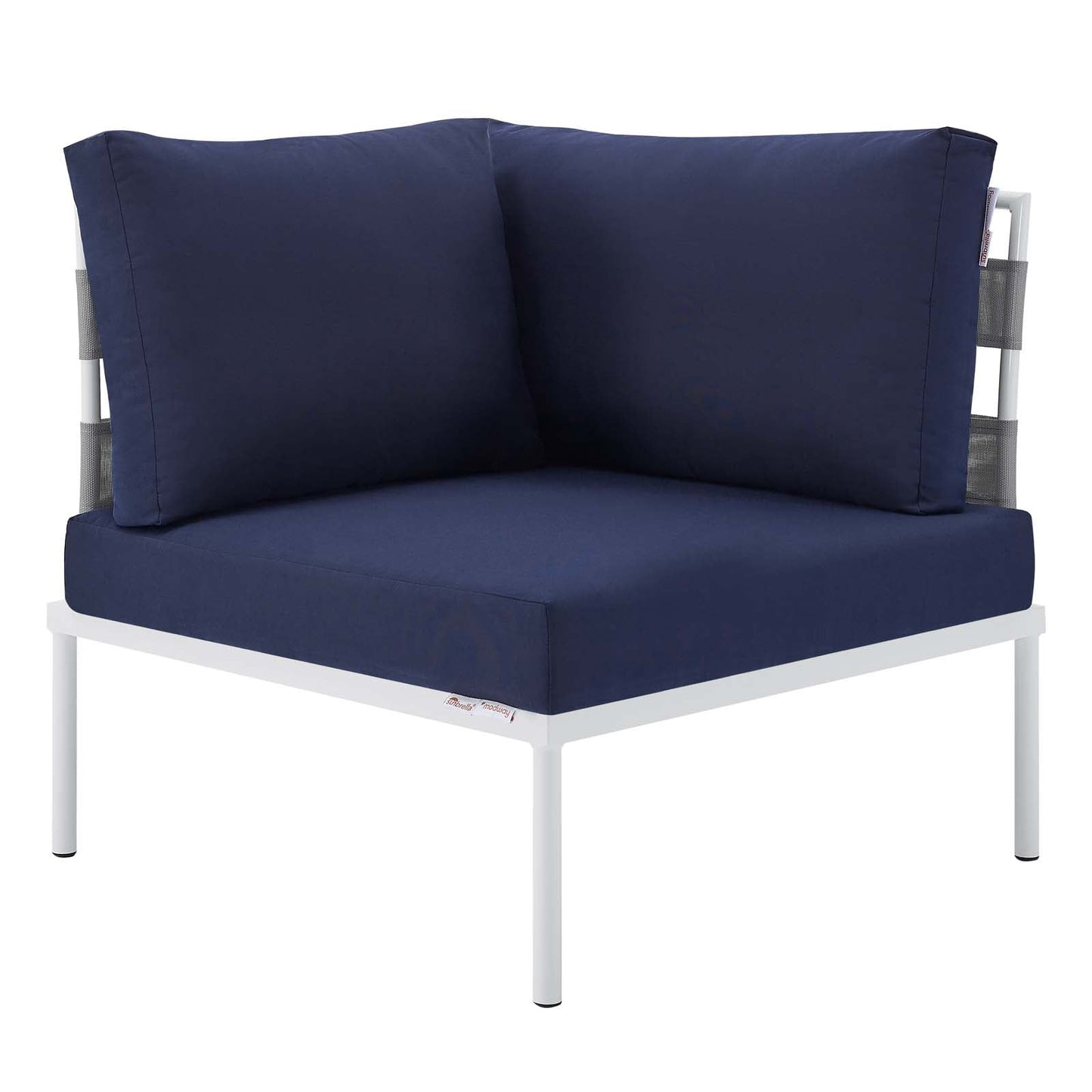 Harmony 8-Piece Sunbrella¨ Outdoor Patio Aluminum Seating Set by Modway