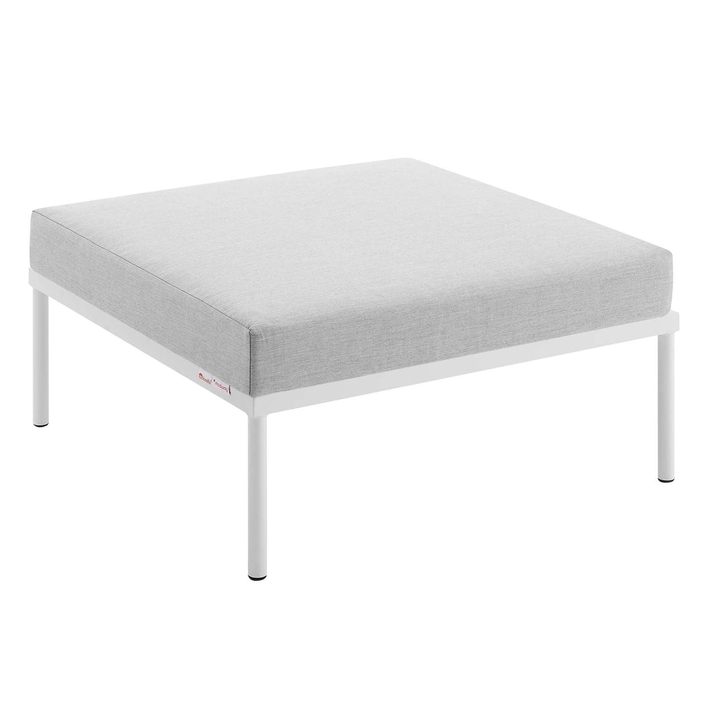 Harmony 10-Piece Sunbrella¨ Basket Weave Outdoor Patio Aluminum Sectional Sofa Set by Modway