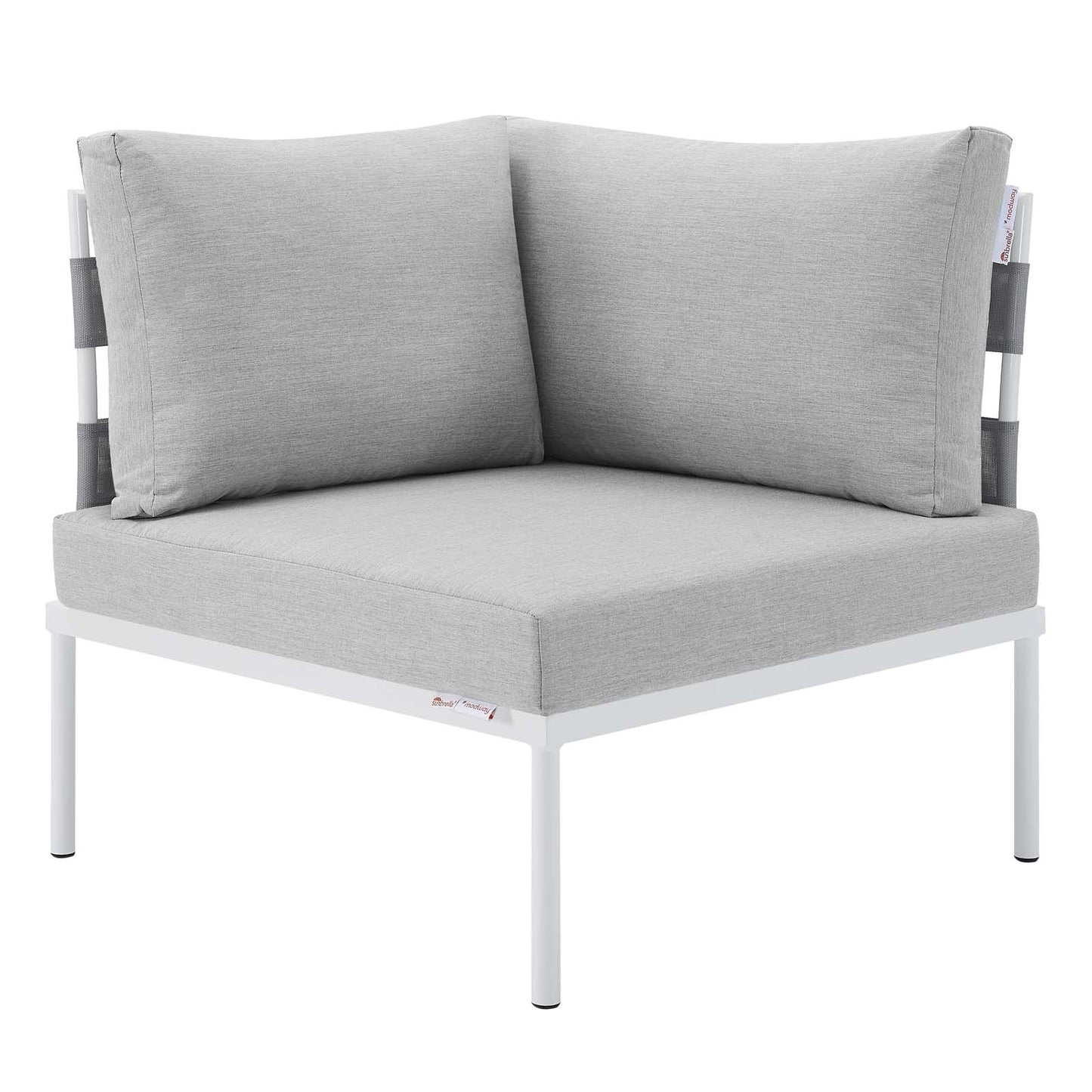 Harmony 10-Piece Sunbrella¨ Outdoor Patio Aluminum Sectional Sofa Set by Modway