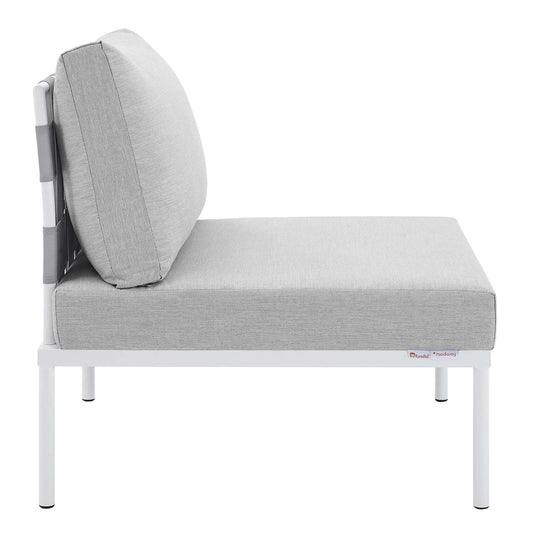 Harmony Sunbrella¨ Outdoor Patio Aluminum Armless Chair by Modway