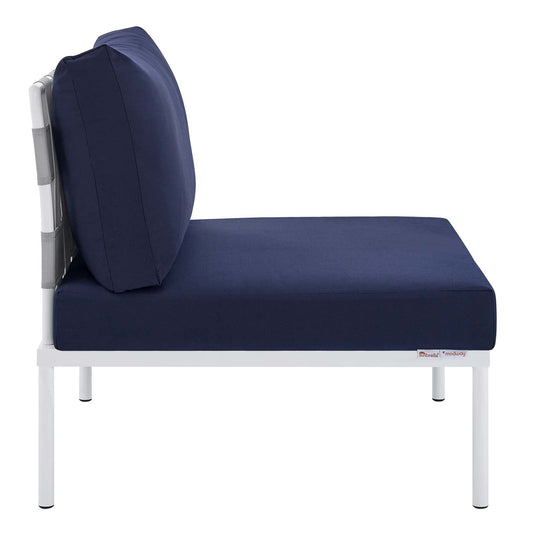 Harmony Sunbrella¨ Outdoor Patio Aluminum Armless Chair by Modway