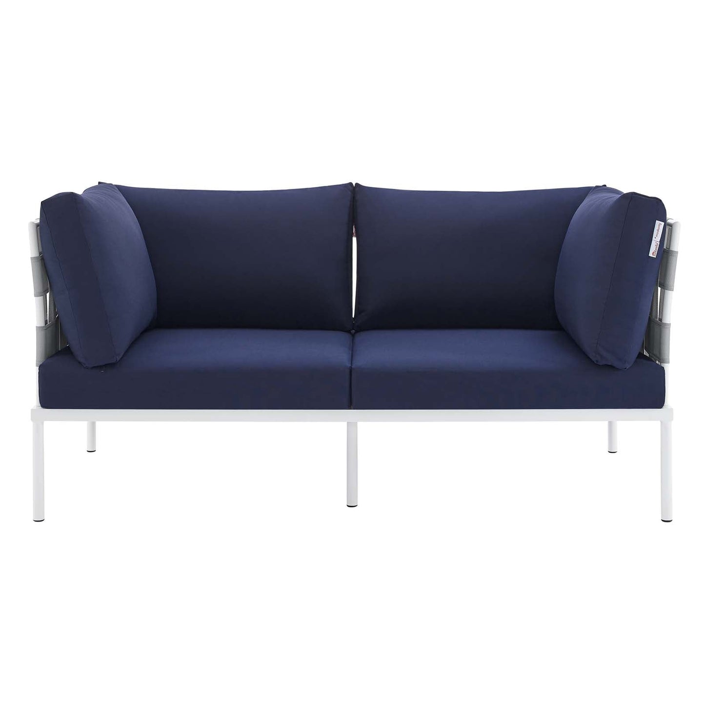 Harmony Sunbrella¨ Outdoor Patio Aluminum Loveseat by Modway