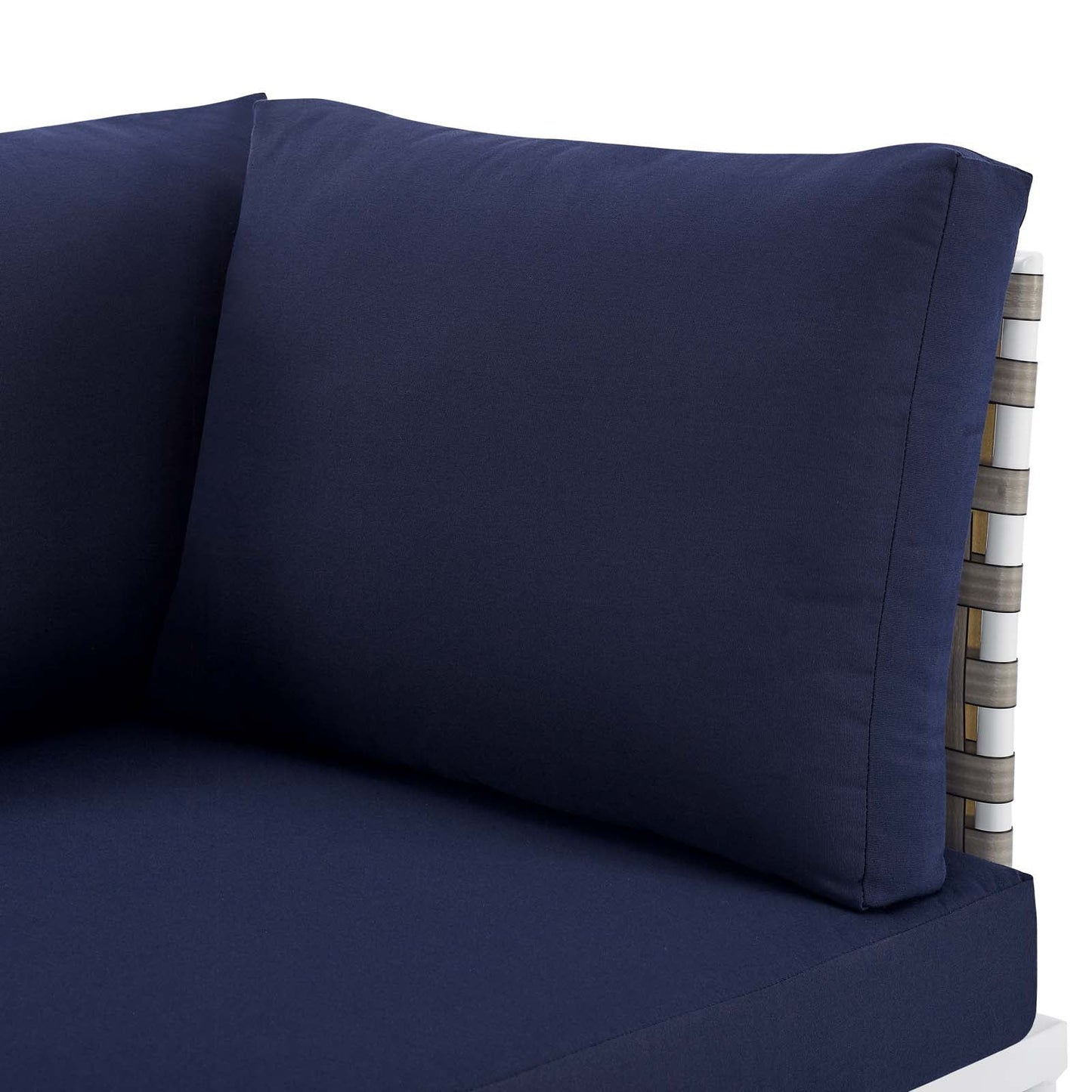Harmony Sunbrella¨ Basket Weave Outdoor Patio Aluminum Sofa by Modway