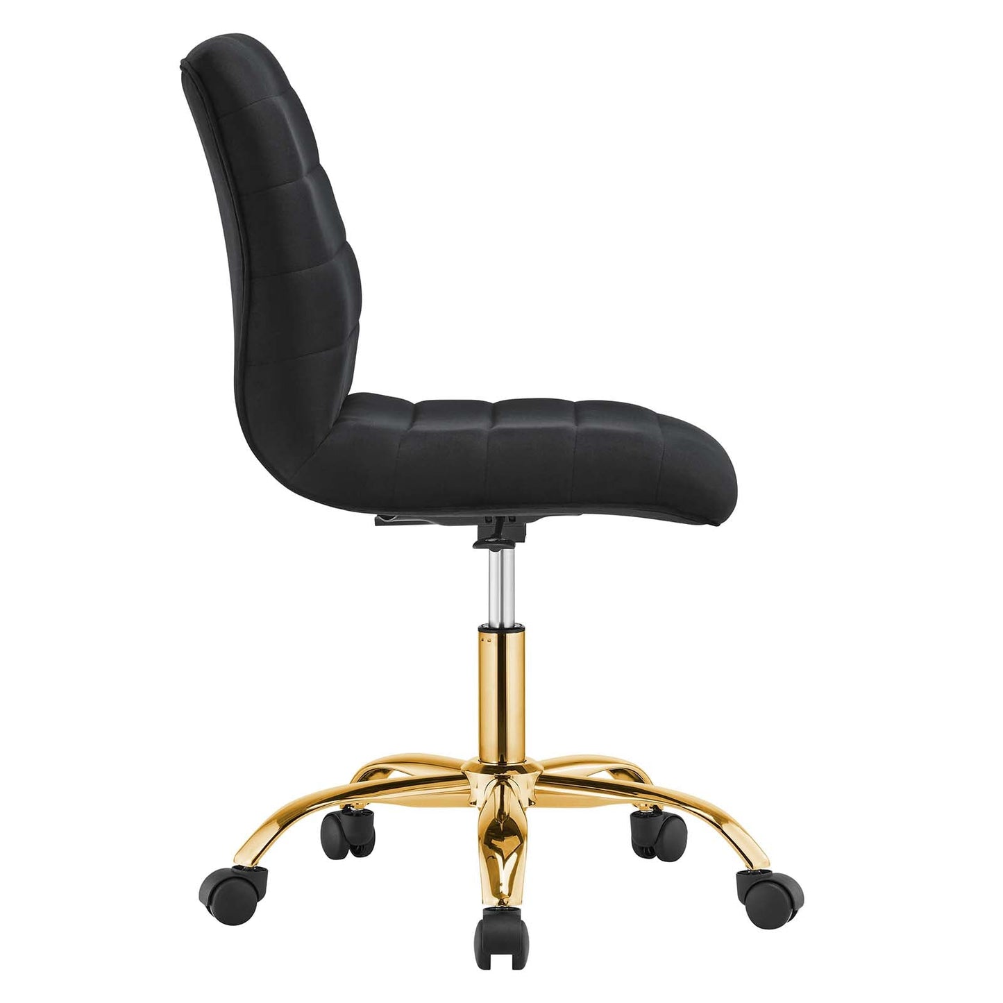Ripple Armless Performance Velvet Office Chair by Modway