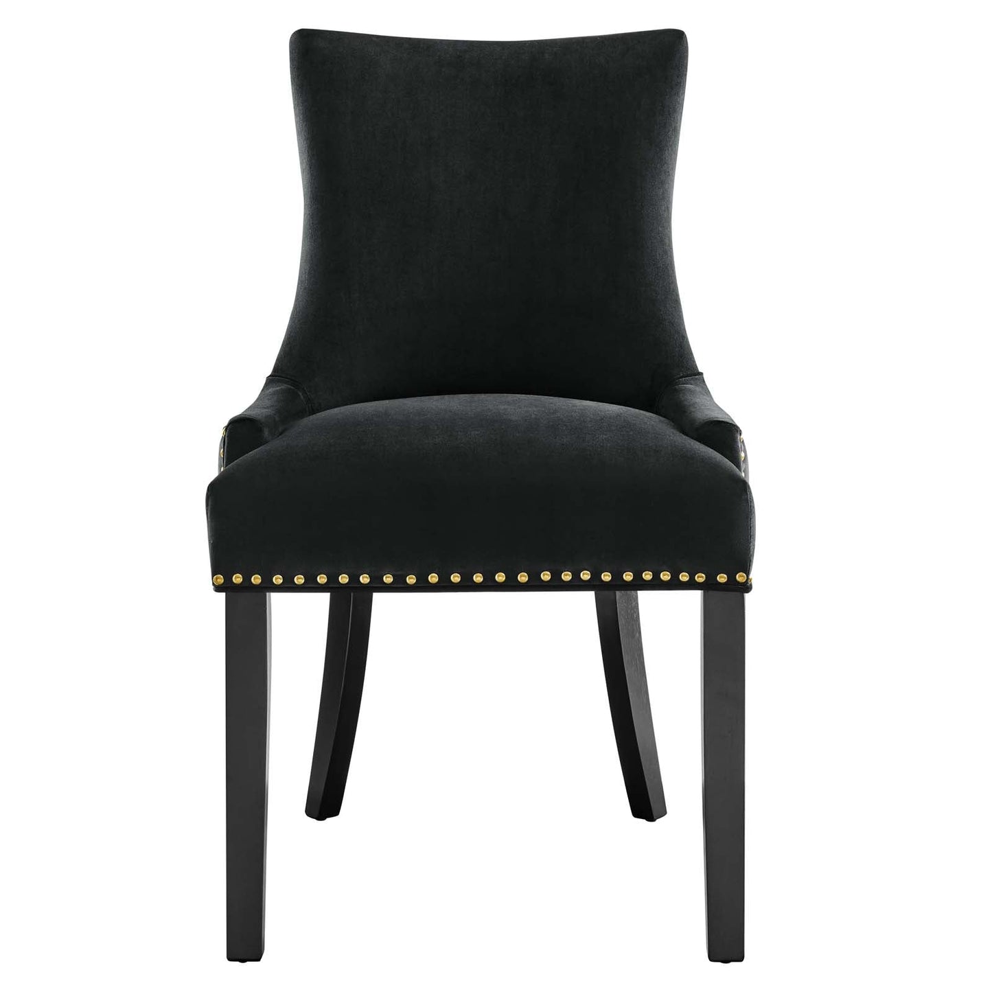 Marquis Performance Velvet Dining Chairs Set of 2 by Modway