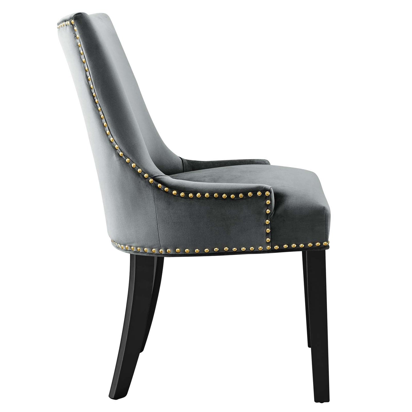 Marquis Performance Velvet Dining Chairs Set of 2 by Modway