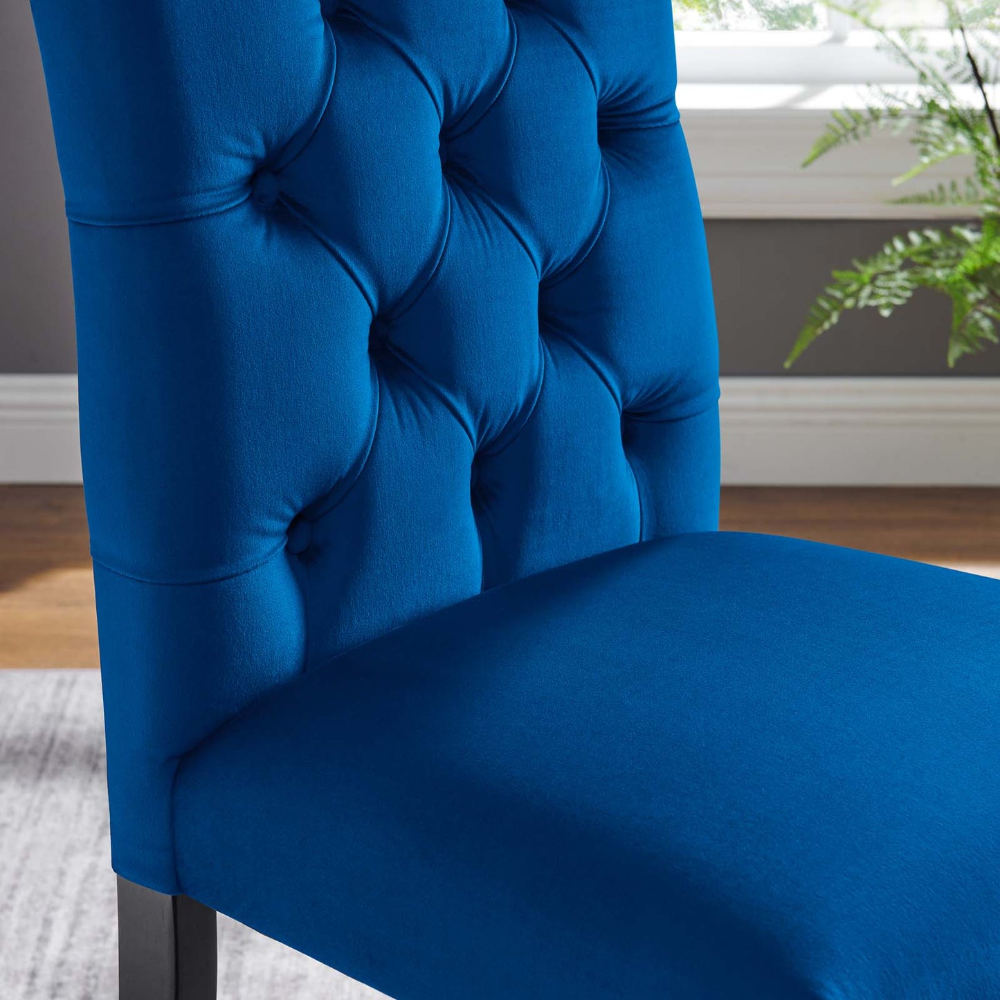 Duchess Performance Velvet Dining Chairs Set of 2 by Modway