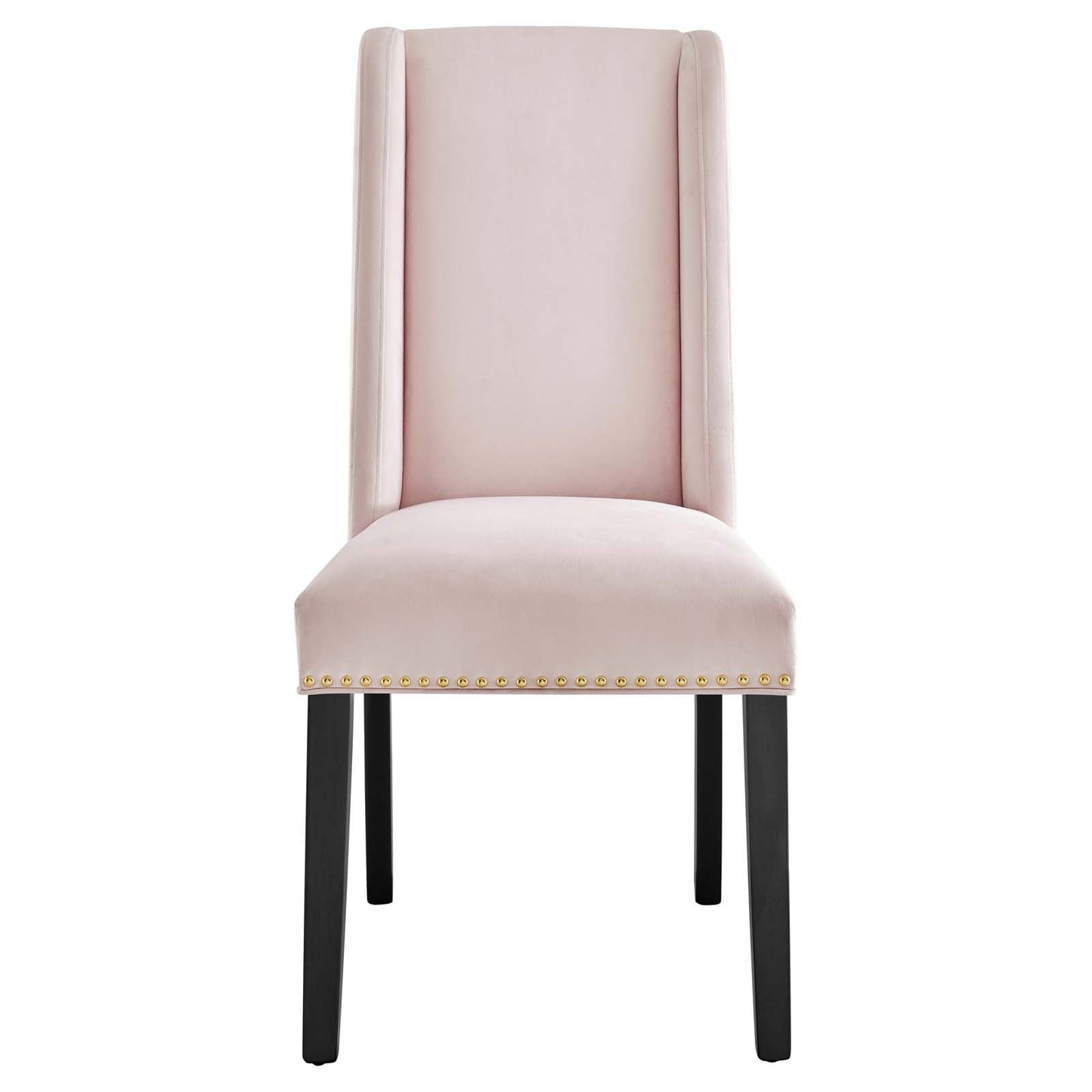 Baron Performance Velvet Dining Chairs Set of 2 by Modway