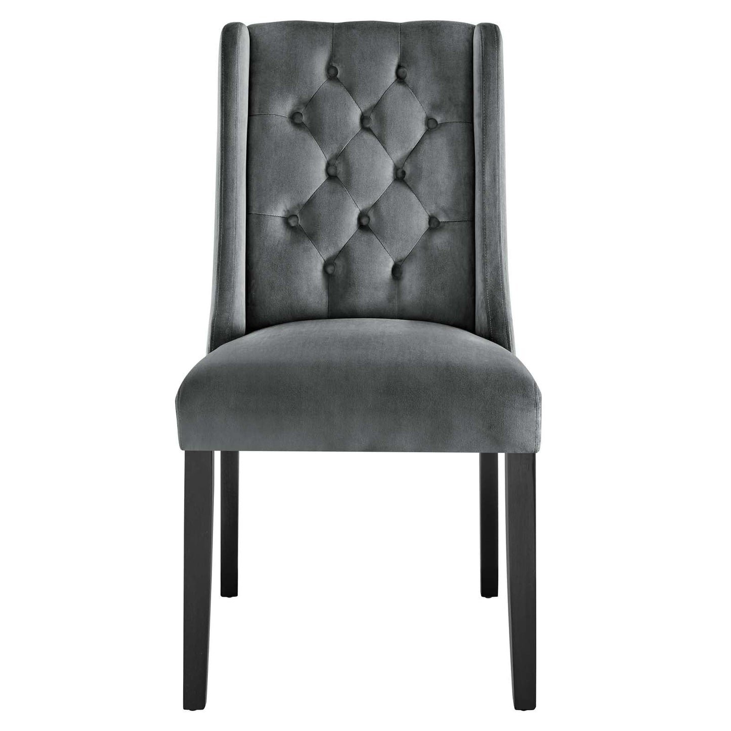 Baronet Performance Velvet Dining Chairs Set of 2 by Modway