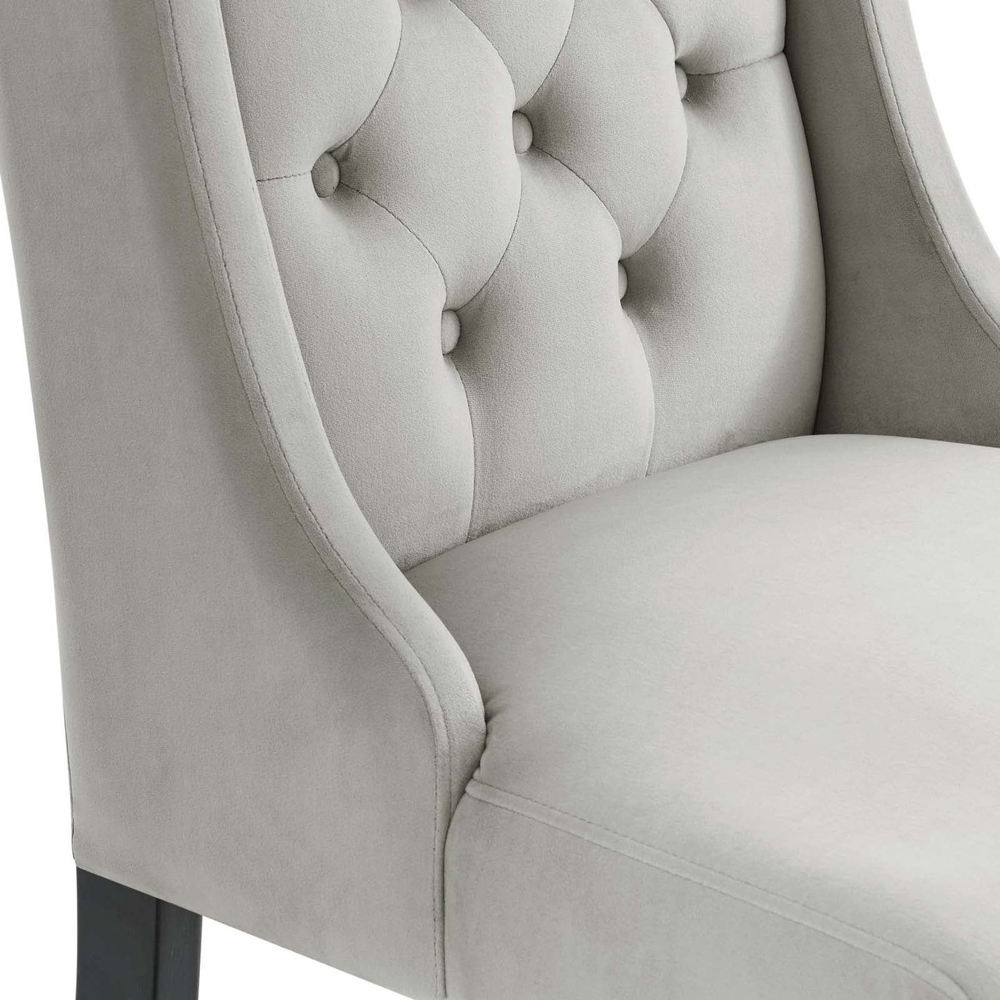 Baronet Performance Velvet Dining Chairs Set of 2 by Modway