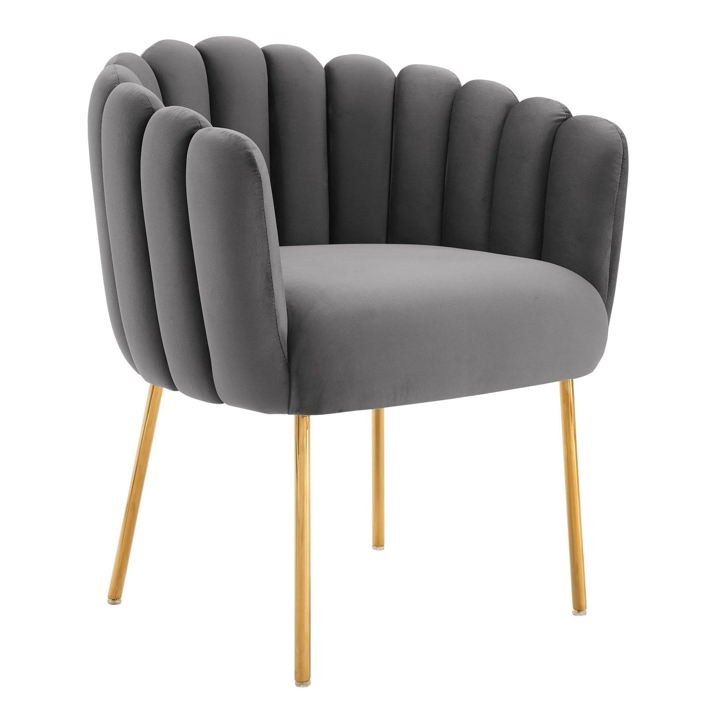 Sanna Channel Tufted Performance Velvet Armchair by Modway