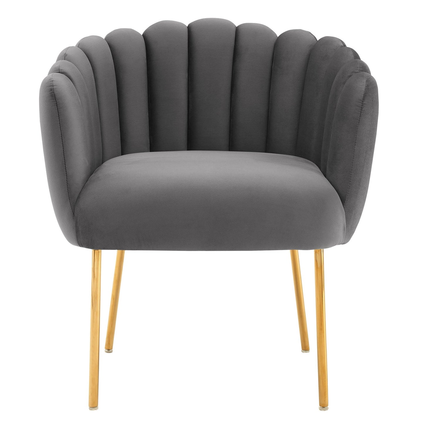 Sanna Channel Tufted Performance Velvet Armchair by Modway