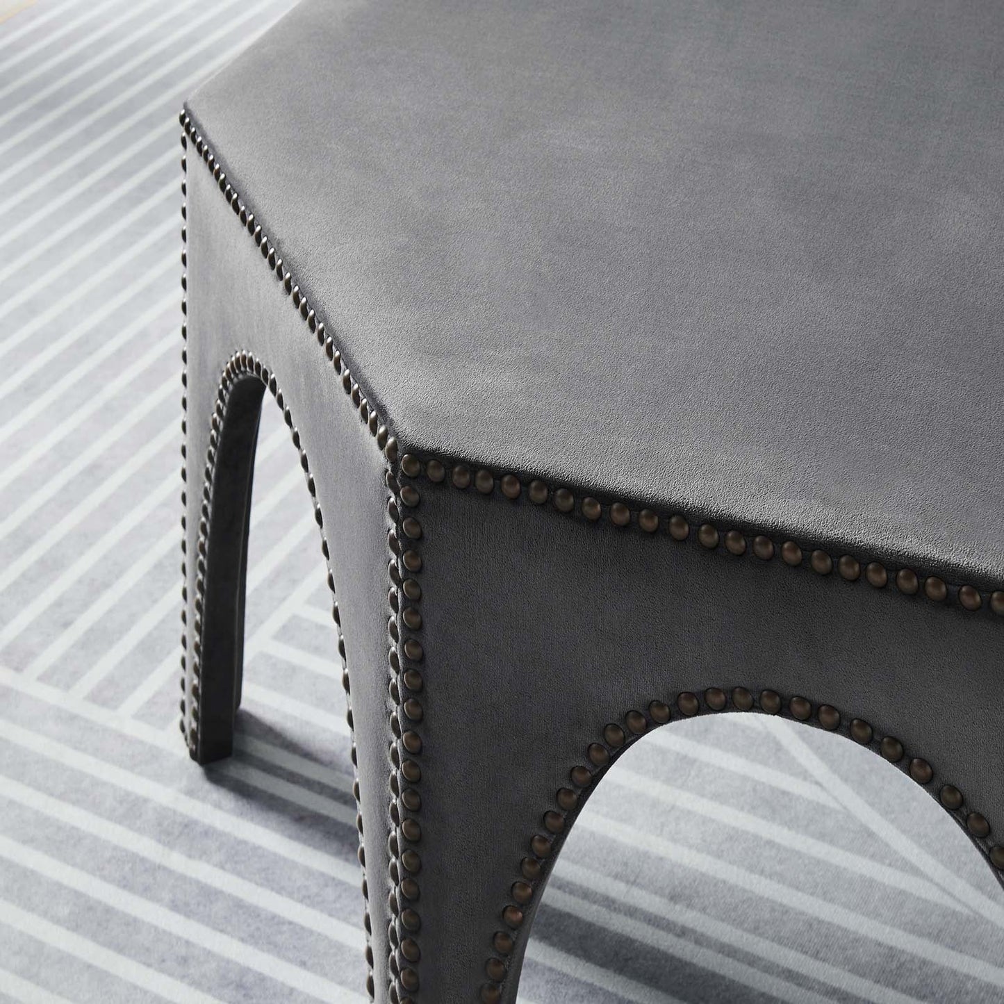 Victory Performance Velvet Ottoman by Modway