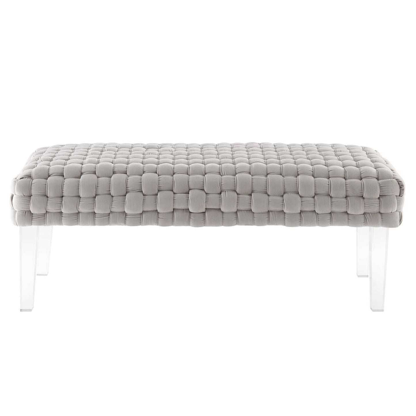 Prologue Woven Performance Velvet Ottoman by Modway