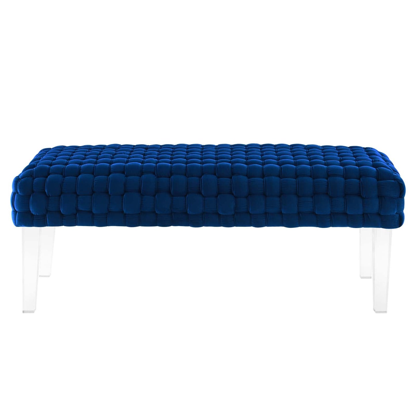 Prologue Woven Performance Velvet Ottoman by Modway
