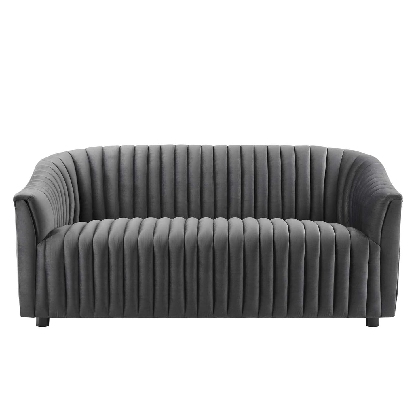 Announce Performance Velvet Channel Tufted Loveseat by Modway