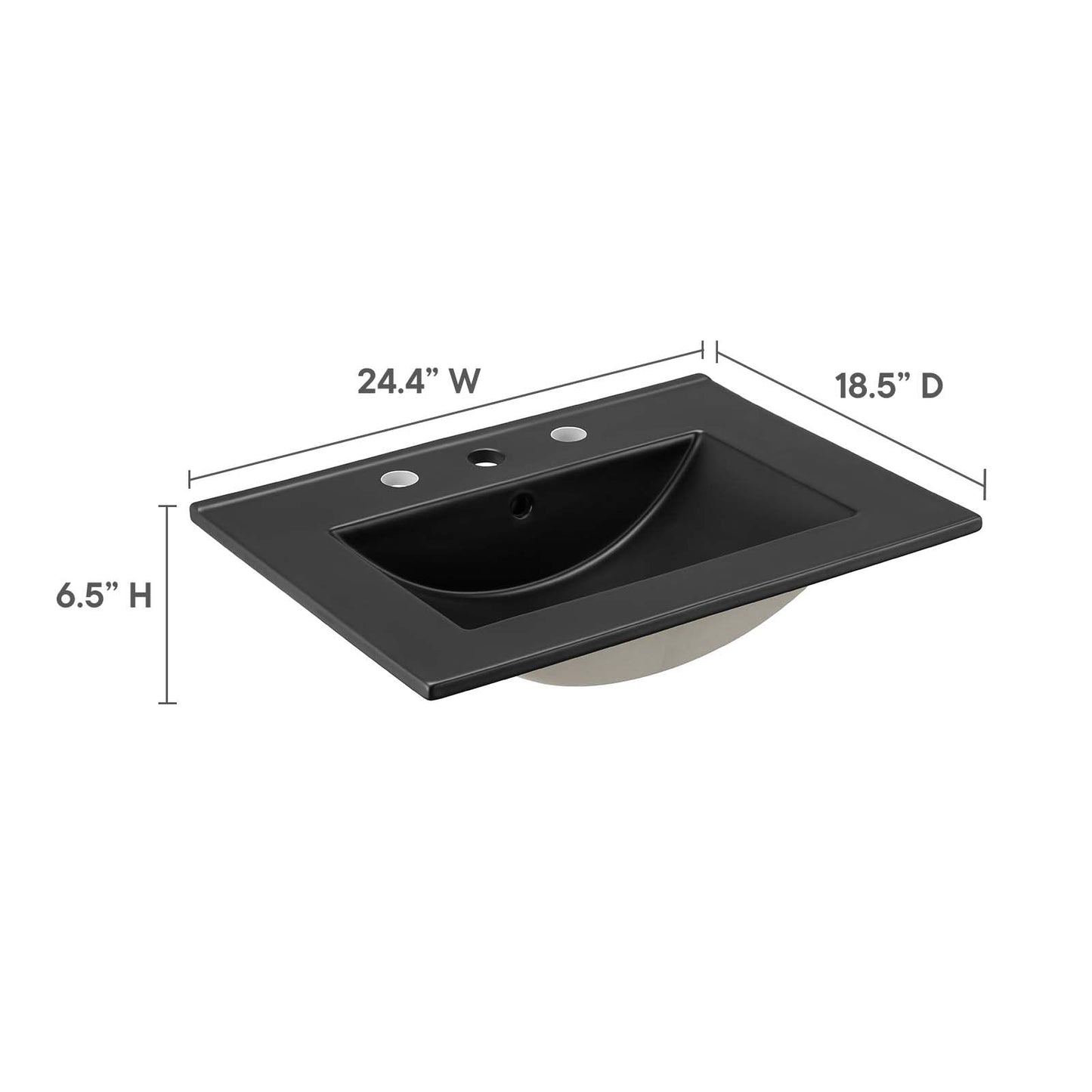 Cayman 24" Bathroom Sink by Modway