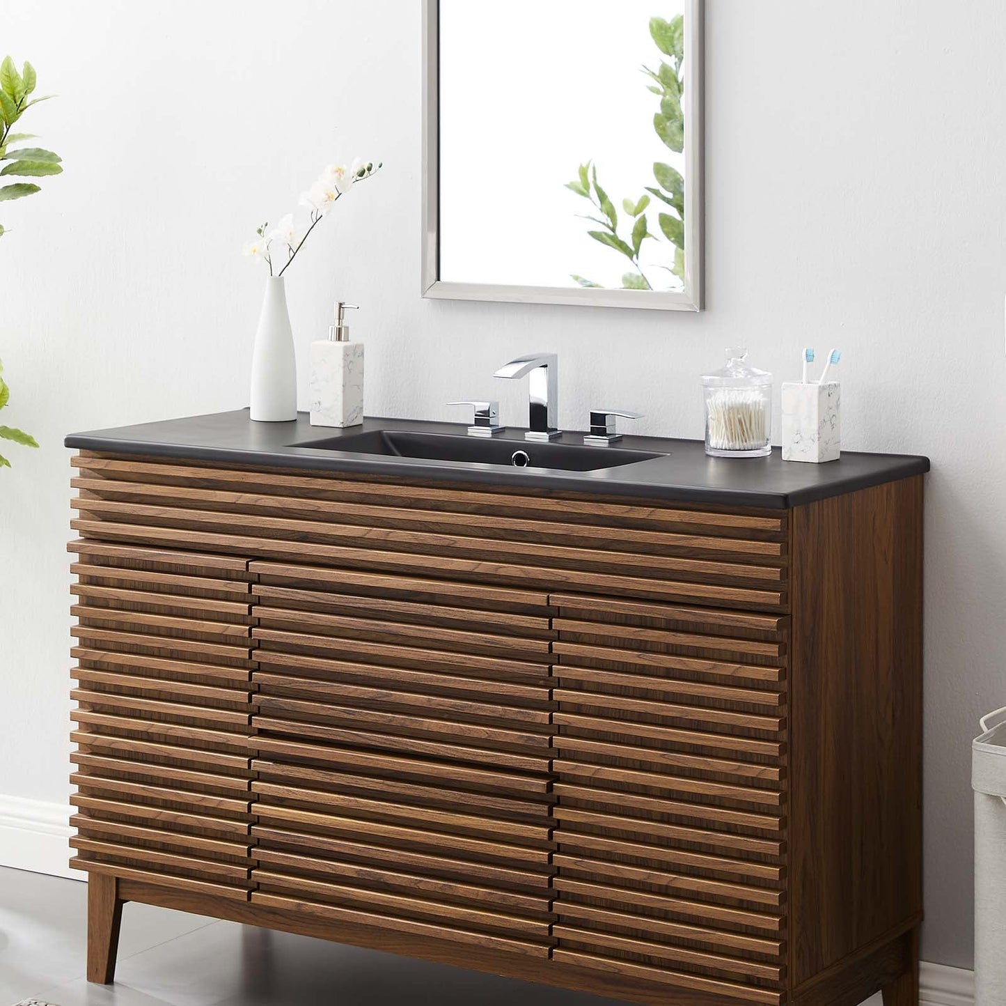 Cayman 48" Single Basin Bathroom Sink by Modway