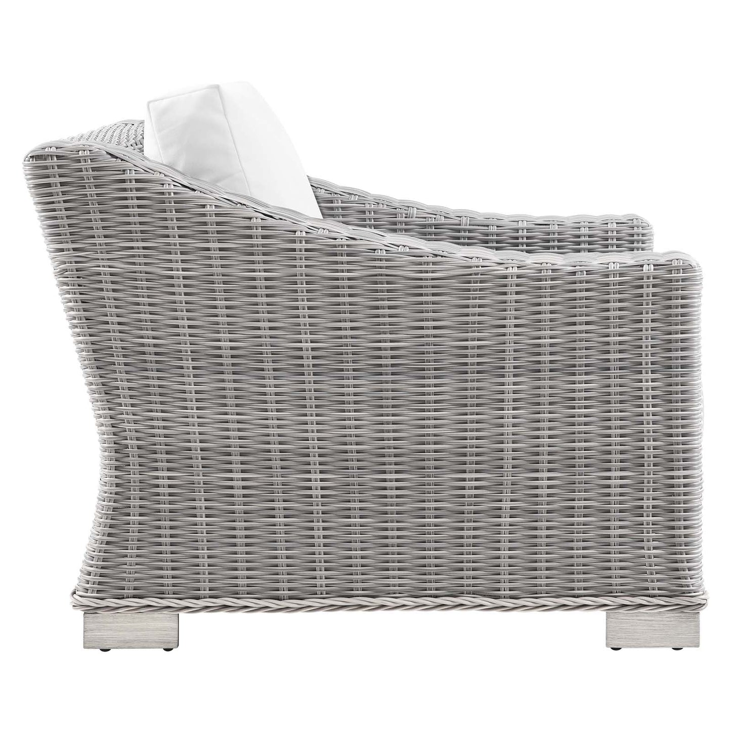 Conway Outdoor Patio Wicker Rattan 2-Piece Armchai