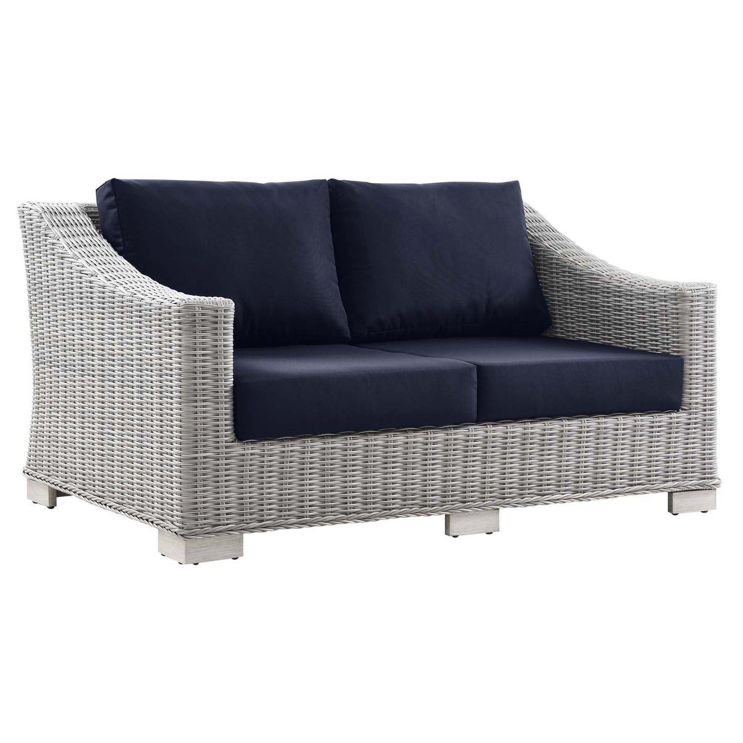 Conway 5-Piece Outdoor Patio Wicker Rattan Furniture Set by Modway