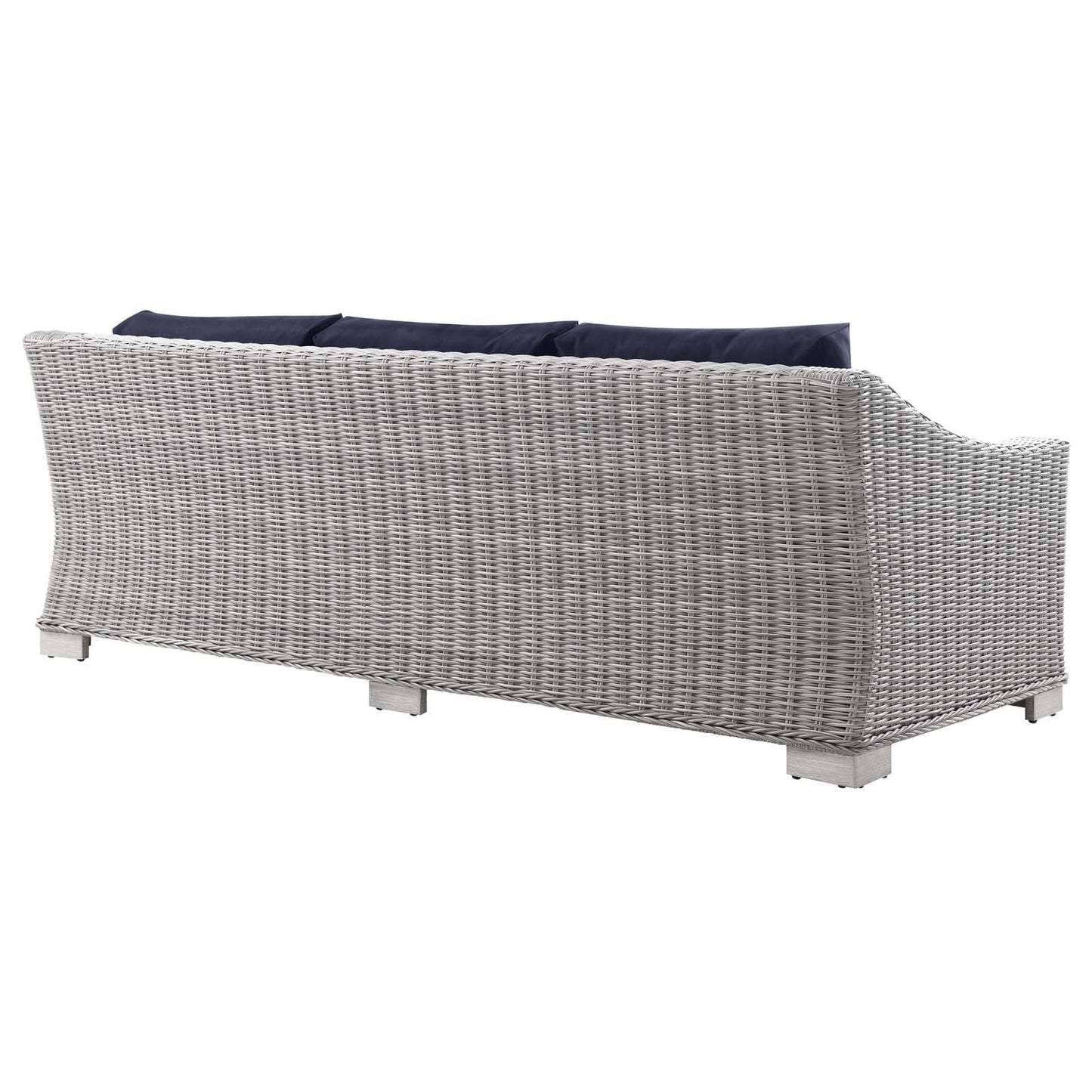 Conway 5-Piece Outdoor Patio Wicker Rattan Furniture Set by Modway