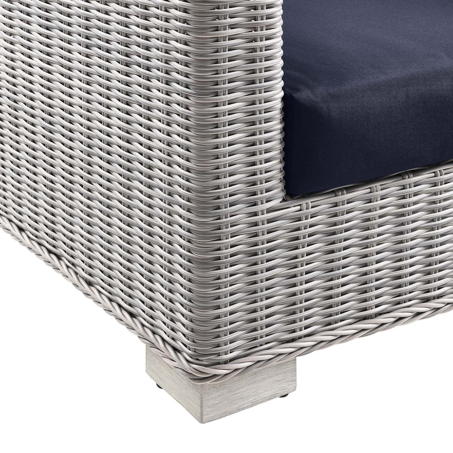 Conway 5-Piece Outdoor Patio Wicker Rattan Furniture Set by Modway