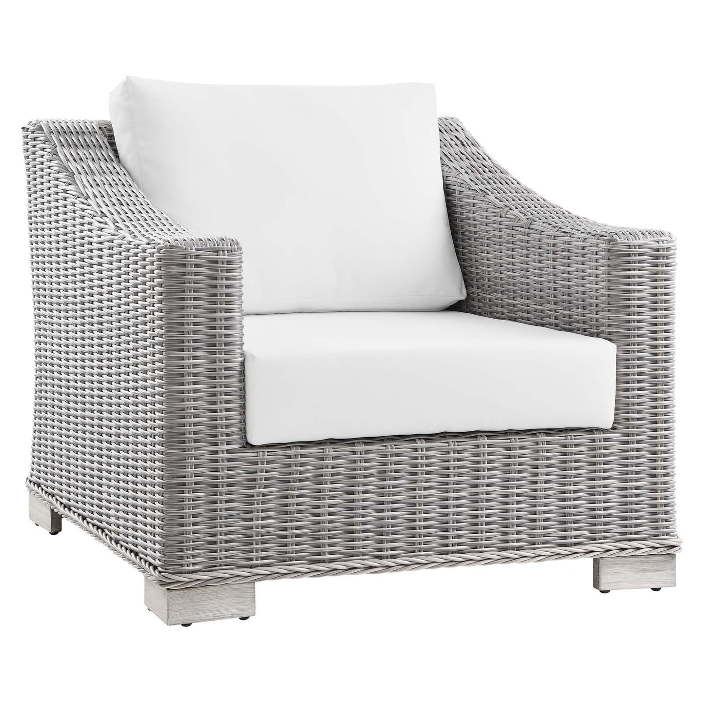 Conway 5-Piece Outdoor Patio Wicker Rattan Furniture Set by Modway