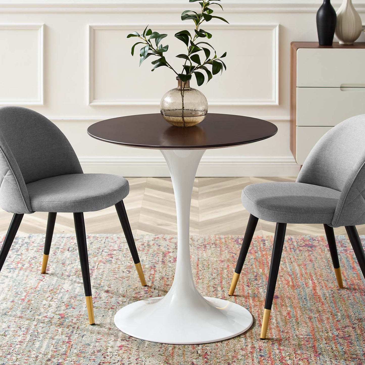 Lippa 28" Round Wood Dining Table by Modway