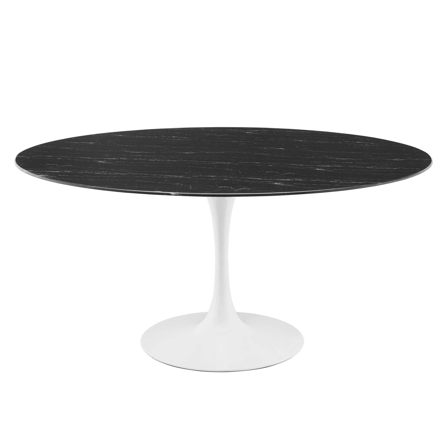 Lippa 60" Round Faux Marble Dining Table by Modway
