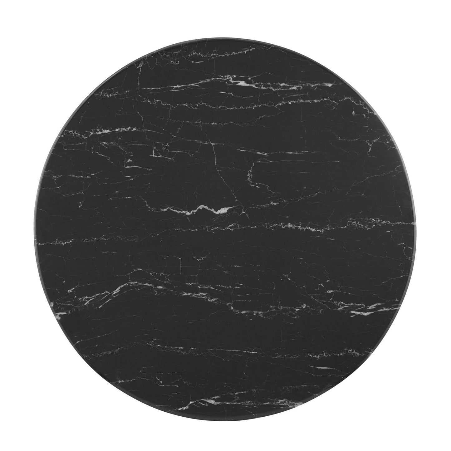 Lippa 28" Round Faux Marble Bar Table by Modway
