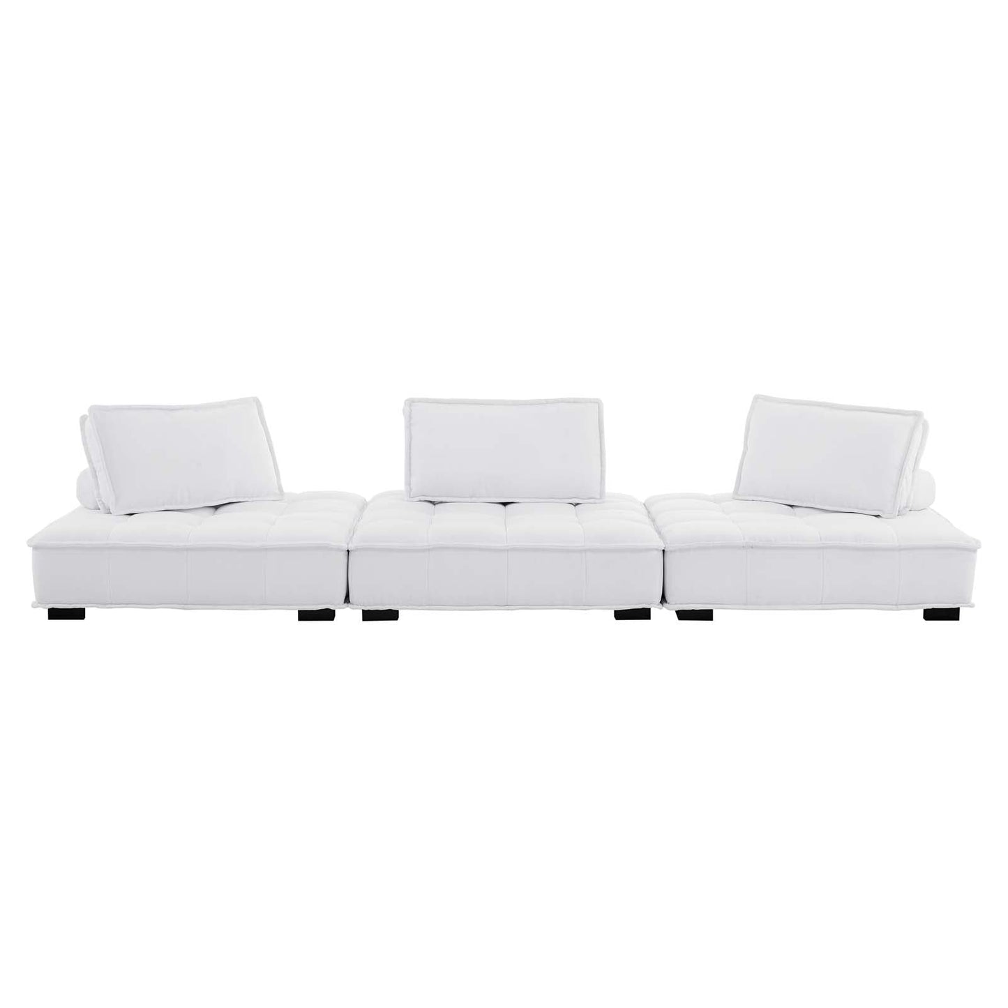 Saunter 3-Piece Tufted Fabric Fabric Sofa by Modway