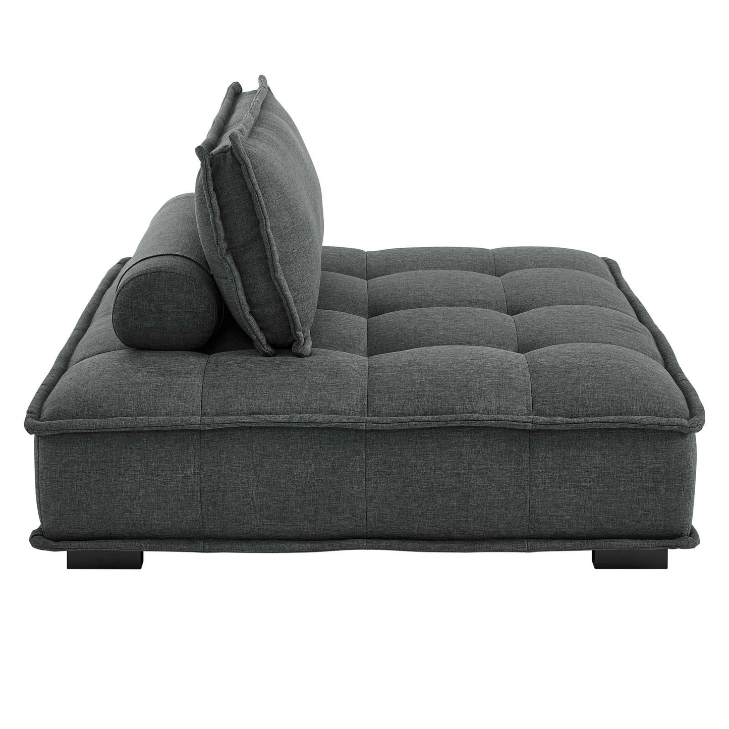 Saunter 4-Piece Tufted Fabric Fabric Sectional Sofa by Modway