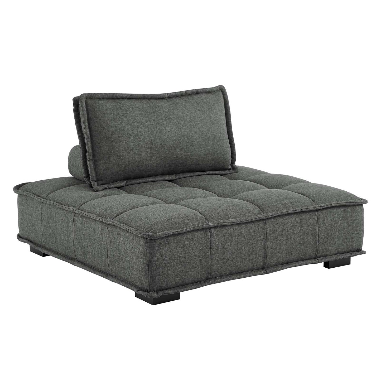 Saunter 5-Piece Tufted Fabric Fabric Sectional Sofa by Modway